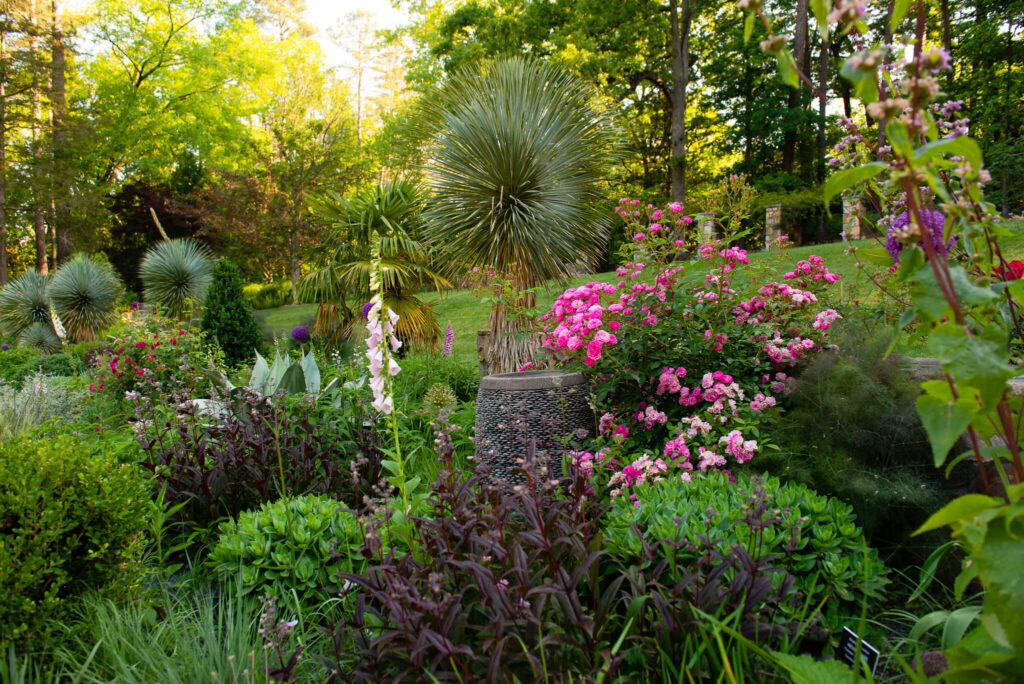 Beautiful garden located in durham, NC. Sarah P. Duke Gardens. 